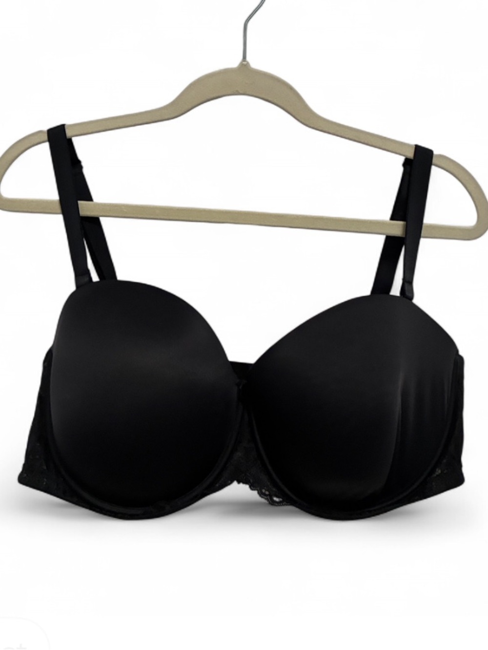 Auden Black Lightly Lined Strapless Bra